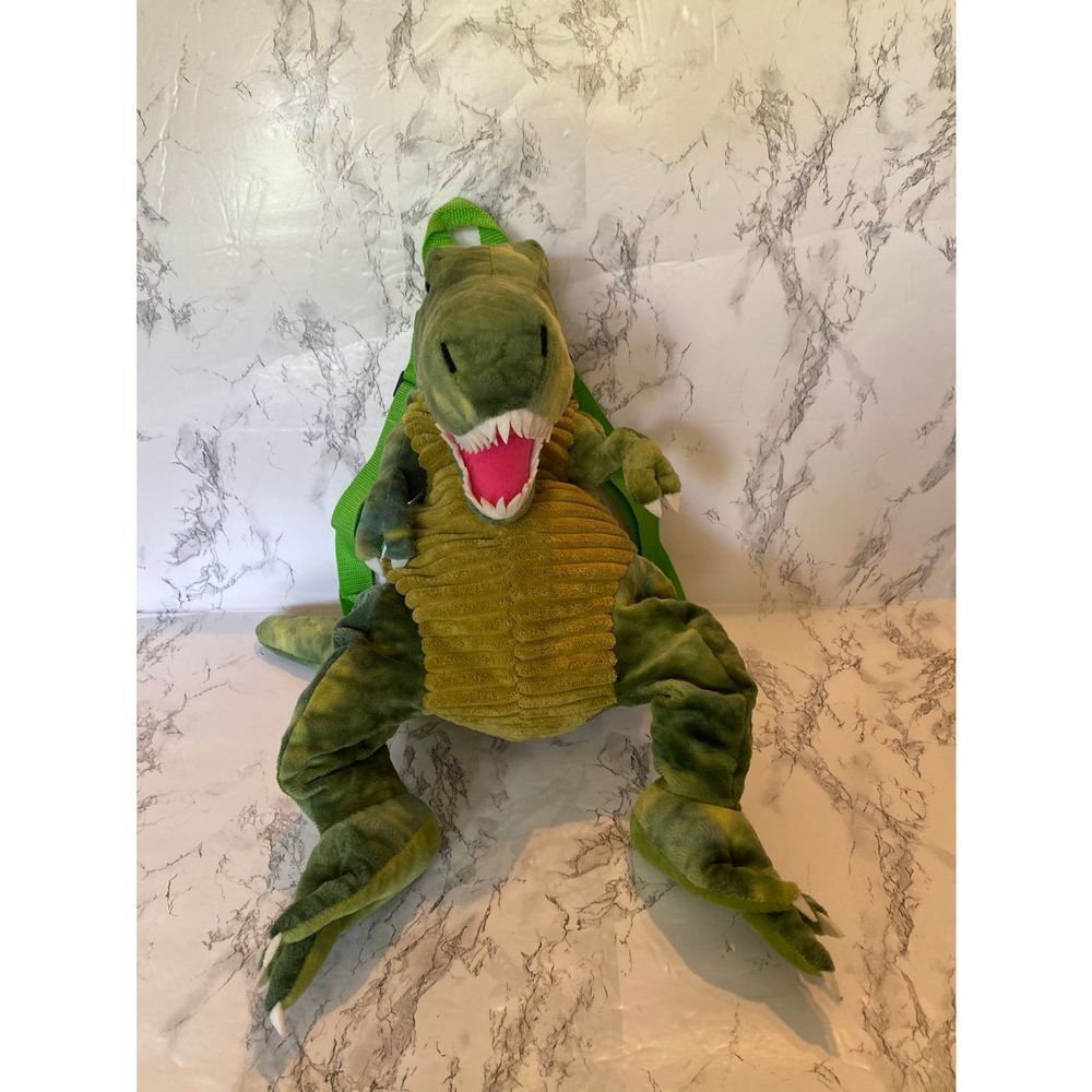 Books a Million Stuffed Dinosaur Book Bag
